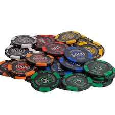 Redtooth Poker 14g Casino Quality Poker Chips - Pack of 25 - Various Denominations | Blue
