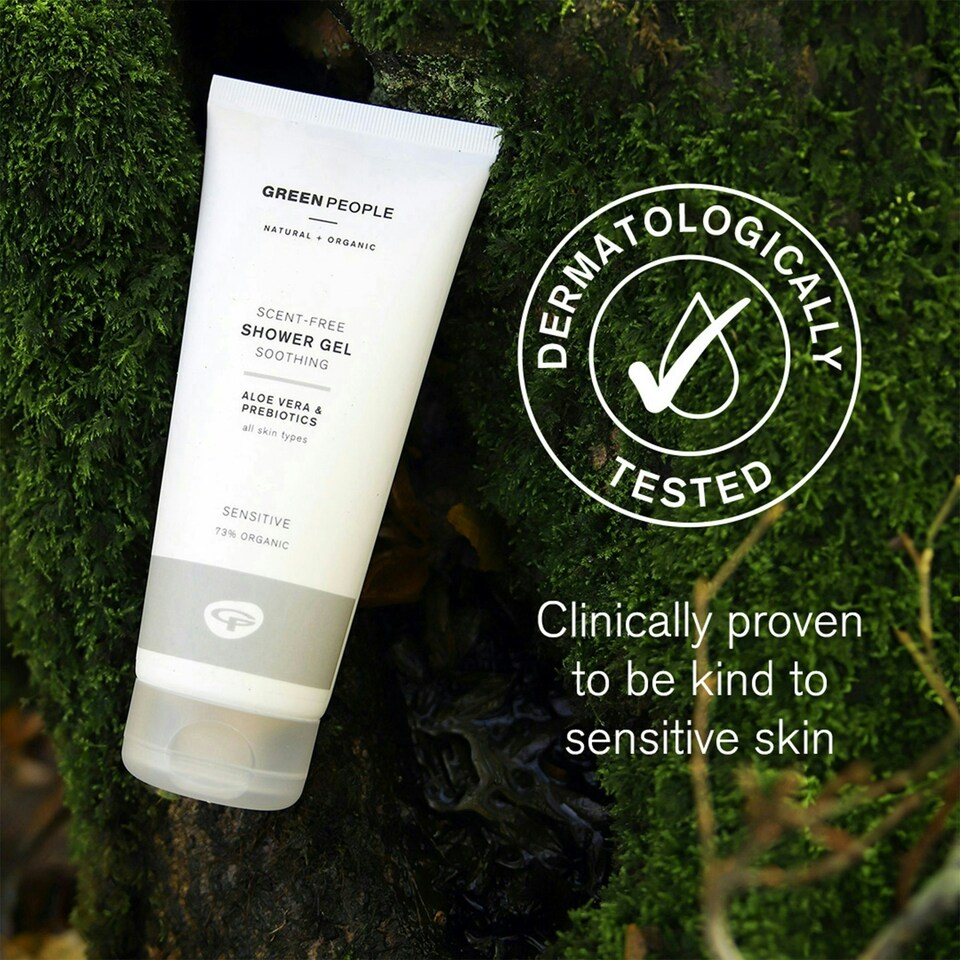 image 1 of Green People Fragrance Free Shower Gel - SLS, Paraben & Alcohol Free - Hypoallergenic, Vegan, Natural & Organic, 200ml