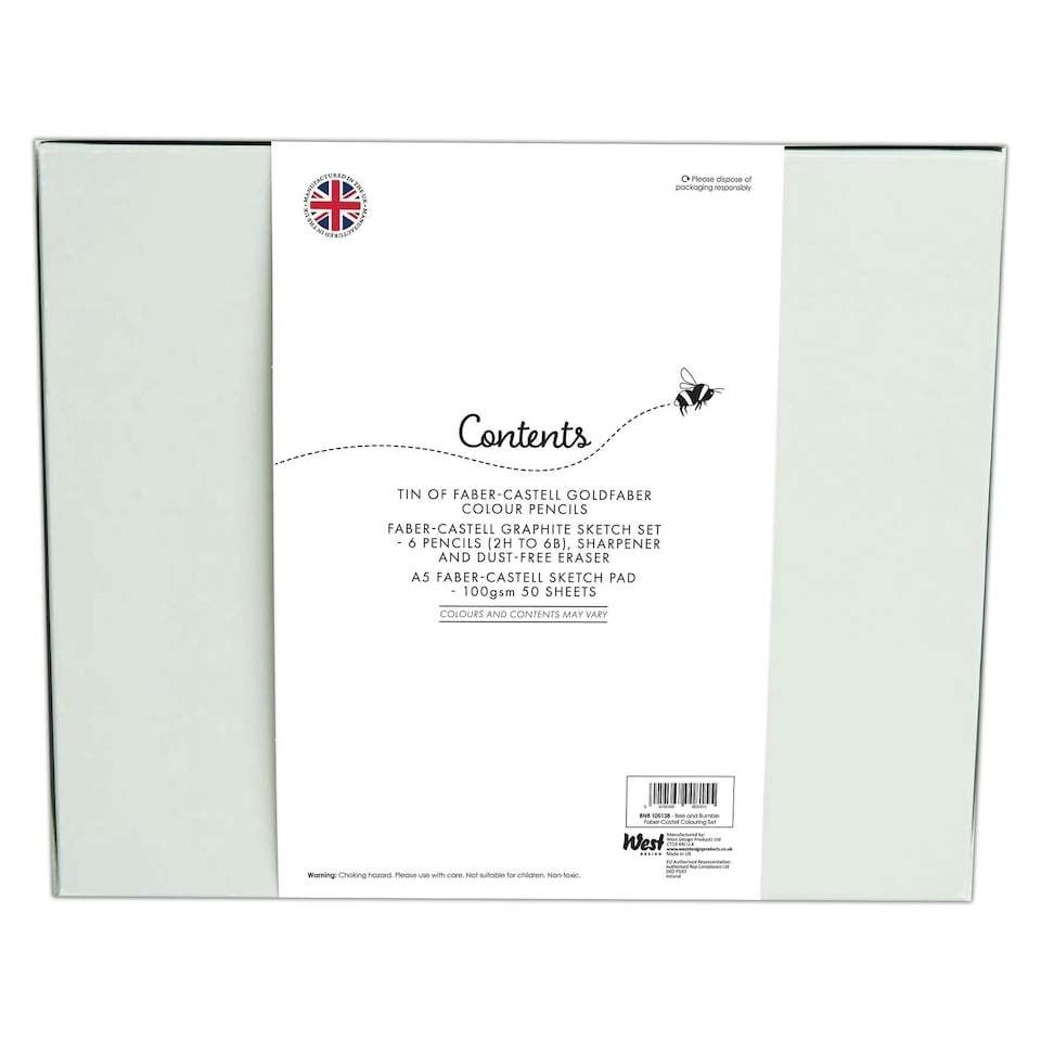 image 1 of Bee & Bumble Bee & Bumble Faber-Castell Colouring, Multicoloured, Single Craft Kit