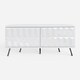 image 3 of Frank Olsen Elevate 1200 Corner Tv Cabinet White | White