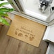 image 3 of Personalised Pumpkin Rectangle Doormat