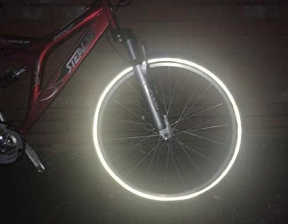 image 1 of AWE Super Bright High Visibility Reflective Puncture Protection 700 x 38c Road Tyre