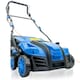 image 1 of Hyundai 2000W 16” / 40cm Artificial Grass Sweeper, Multi-Use Brush & 55L Collection Bag | HYSW2000E