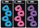 image 1 of Pack of 4 Novelty Knotted Erasers - Assorted Colours