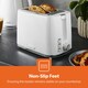 image 5 of GEEPAS Opus 2 Slice Toaster with 7 Level Browning Control, 900W | White