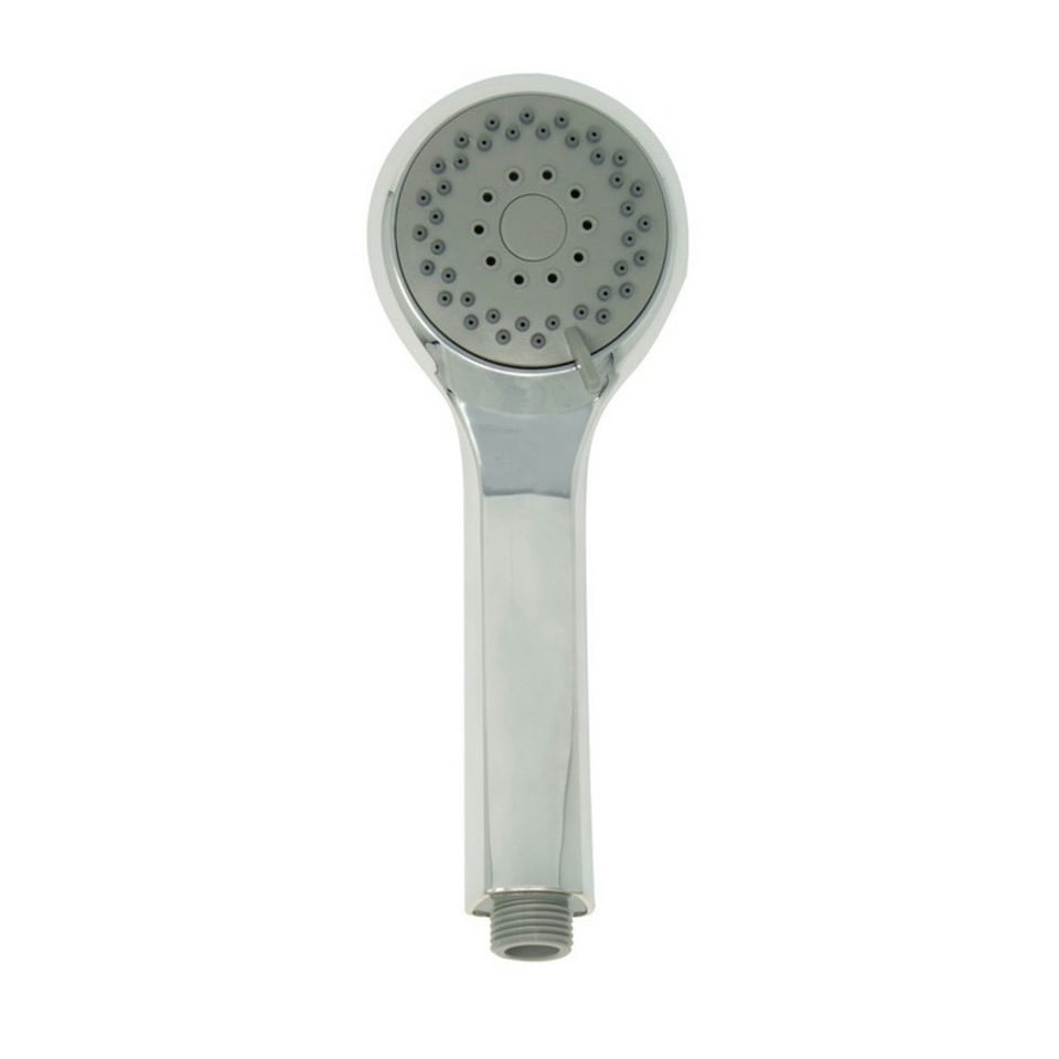 Croydex Amalfi 3 Functions Shower Head - Silver - One Size