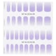 image 3 of Nail Sticker (purple) - # Purple Dream Nail - 32pcs Purple