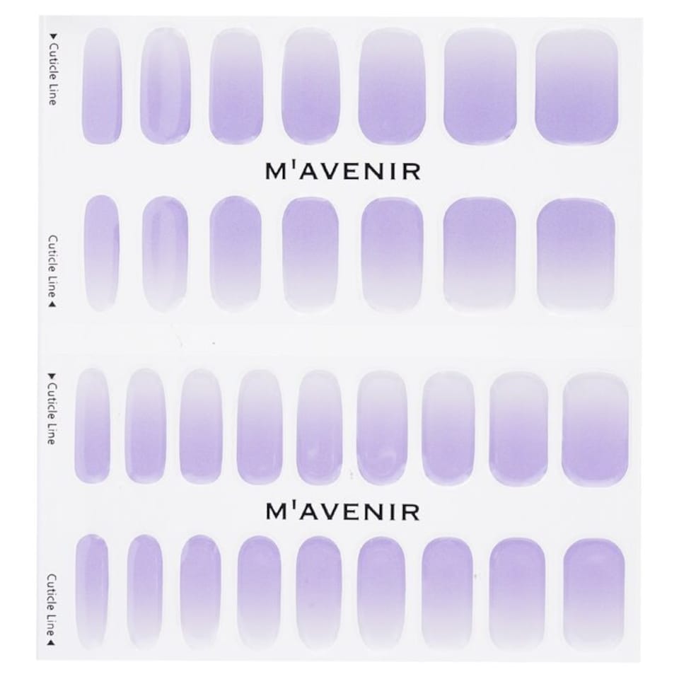 image 1 of Nail Sticker (purple) - # Purple Dream Nail - 32pcs Purple