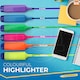 image 4 of 48pk Highlighter Pens – Bright Fluorescent Chisel Tip Markers, Quick-Drying Non-Bleed for Office, Study, Planners & Diaries