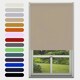 image 1 of Blackout Roller Blind 210cm x 160cm Brown | Cappuccino