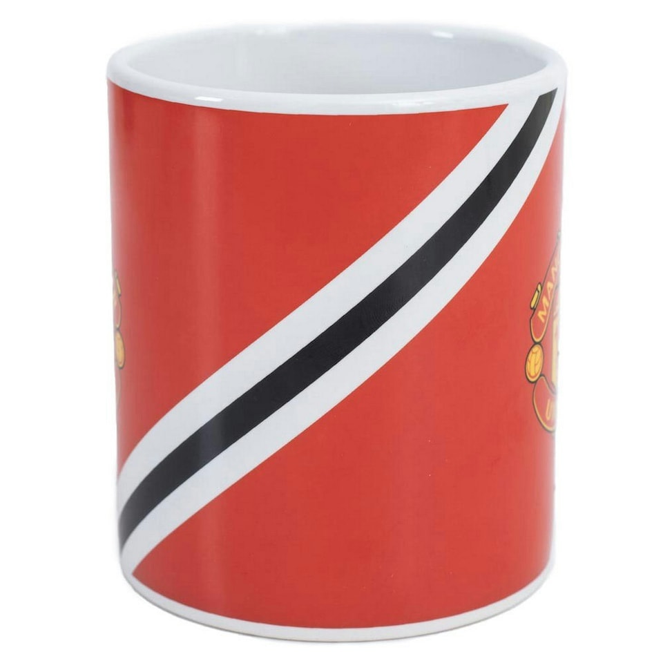 image 1 of Manchester United FC Core Stripe Mug - Red/Black/White - One Size (UTTA12740)