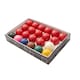 image 1 of Full Size Regulation 22 Snooker Billiard Ball Set | Multi