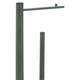 image 3 of Interiors by Premier  Grey Toilet Roll Holder, Minimalist Tissue Paper Stand, Freestanding Paper Holder, Chrome Toilet Roll Stand