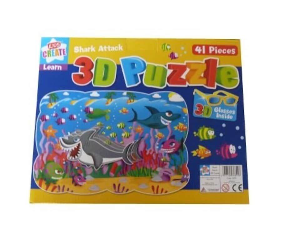 image 1 of Anker 3D Shark Attack Puzzle