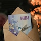 image 3 of Hummingbird Flowers Painting For Mum Birthday Card