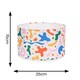 image 7 of ValueLights Kids Bright Abstract Easy Fit Ceiling Light Shade and Bulb