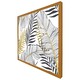 image 4 of Gold & black leaves (Picture Frame) Grey | S