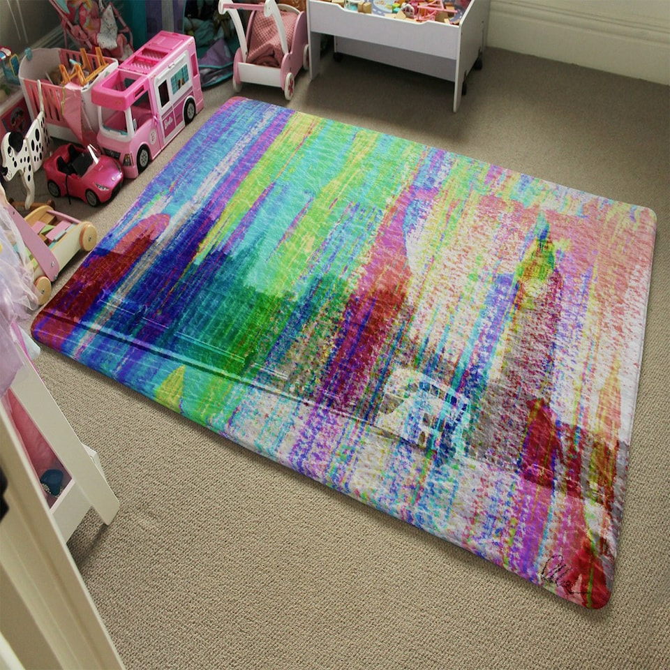image 1 of Rainbow bridge (Rug) Multi | Medium: 80x150cm