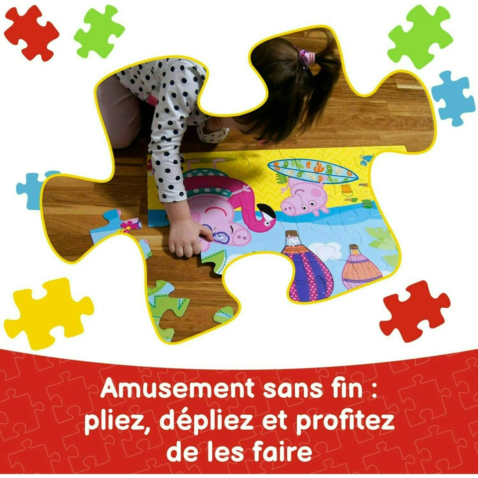 image 1 of Trefl World Map with Animals Puzzle - 25 Pieces