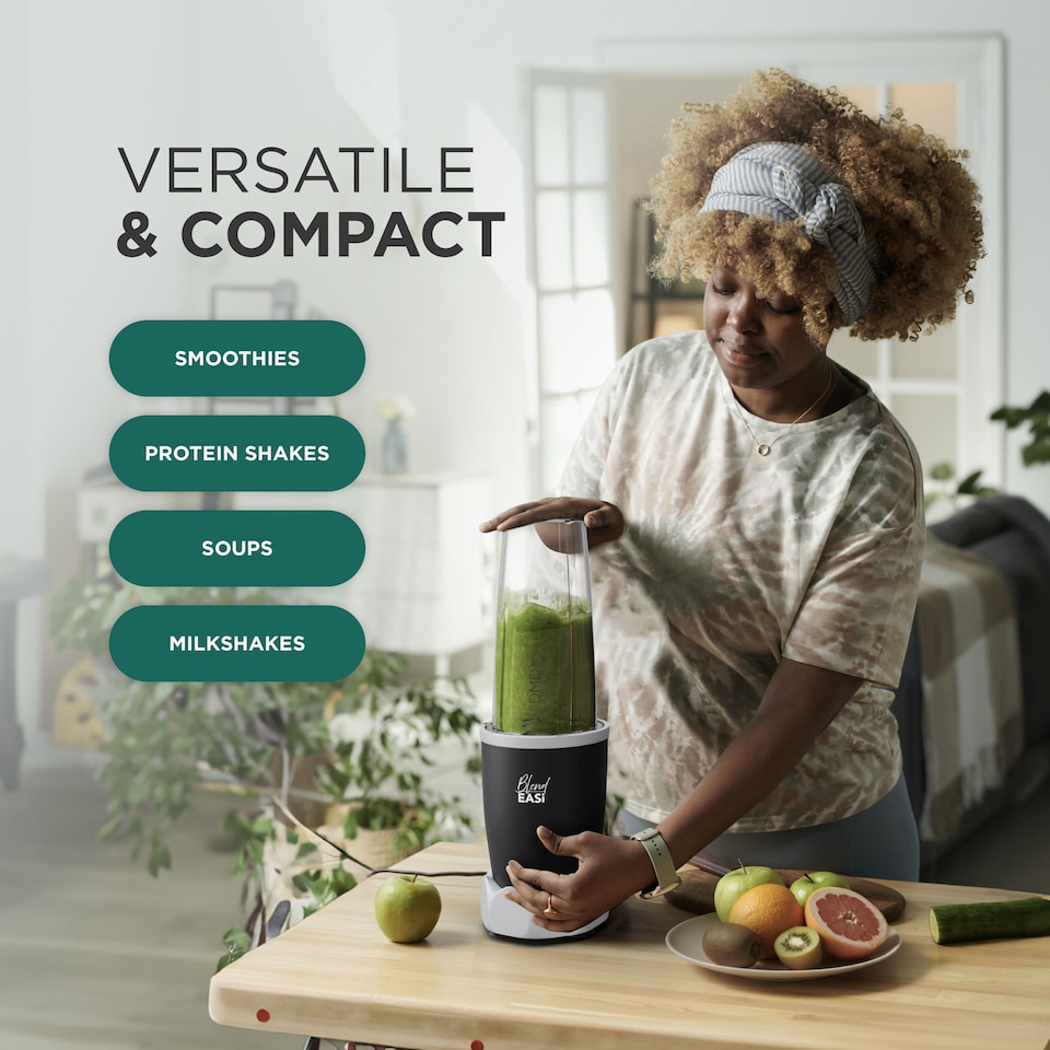 image 1 of DMD Nutri Bullet Smoothie Blender Starter Kit with 800ml Jug Beaker | Black