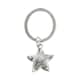 image 3 of Deadly Nightshade Keyring with Black Obsidian
