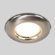 image 2 of ValueLights Downlight Brushed Chrome Silver Downlight and GU10 Spotlight LED 5W Cool White 6500K Bulb