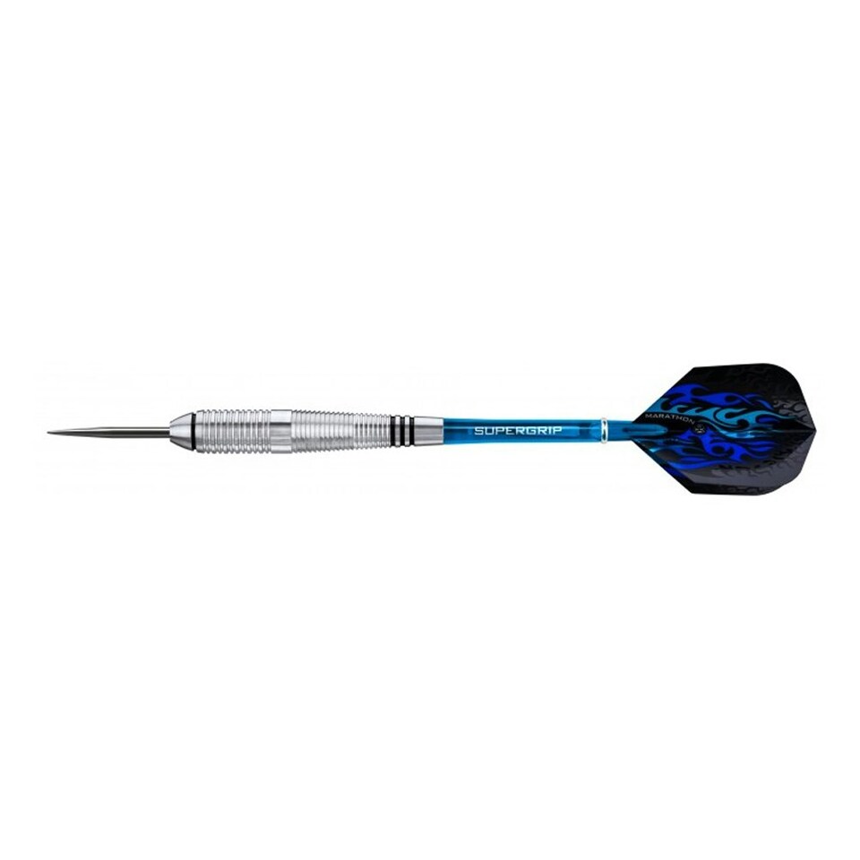 image 1 of Harrows Blaze Steel Darts (Pack of 3) - Silver/Black - One Size