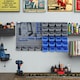 image 7 of DURHAND 44 Pcs On-Wall Garage DIY Storage Unit Pegboard Tool Equipment Blue