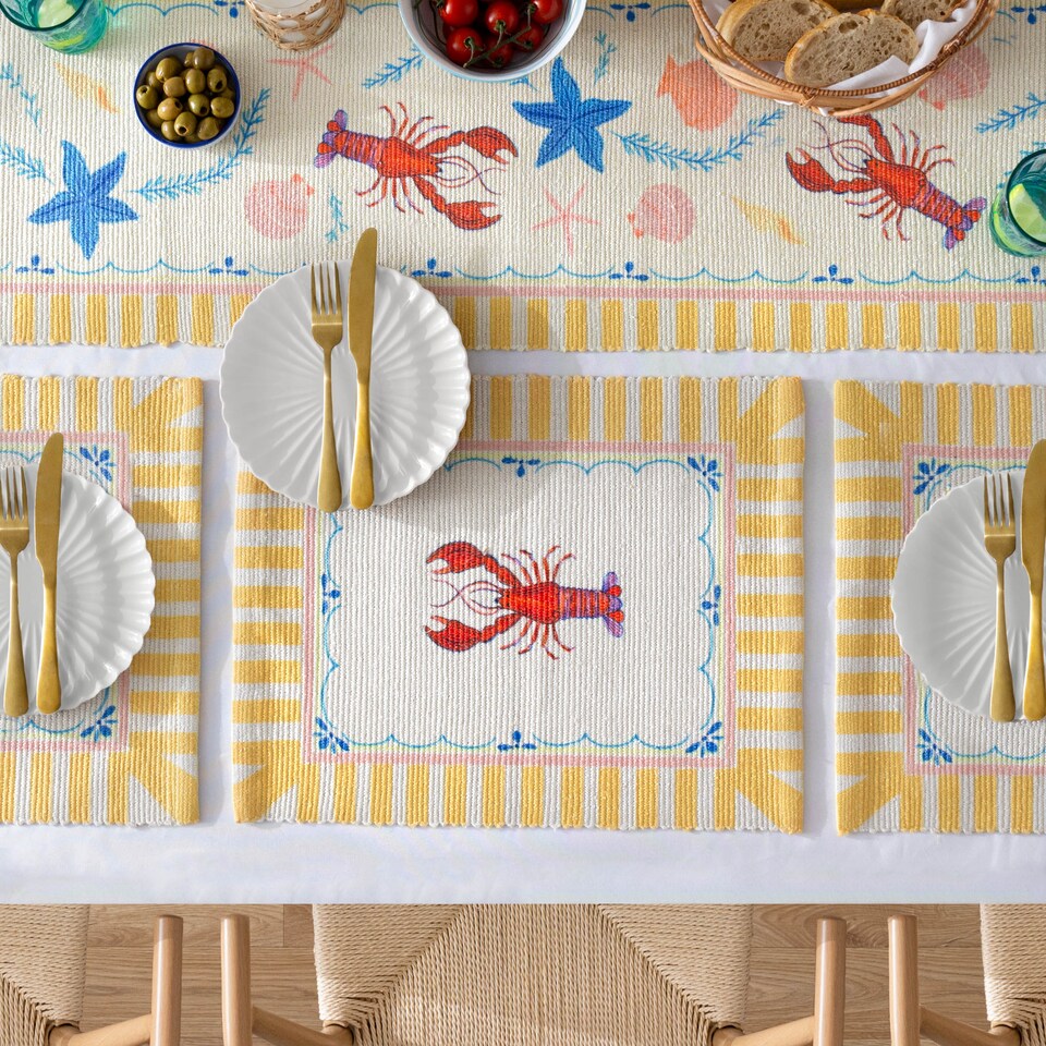 image 1 of Furn Brunch Stripes Indoor/Outdoor Table Runner