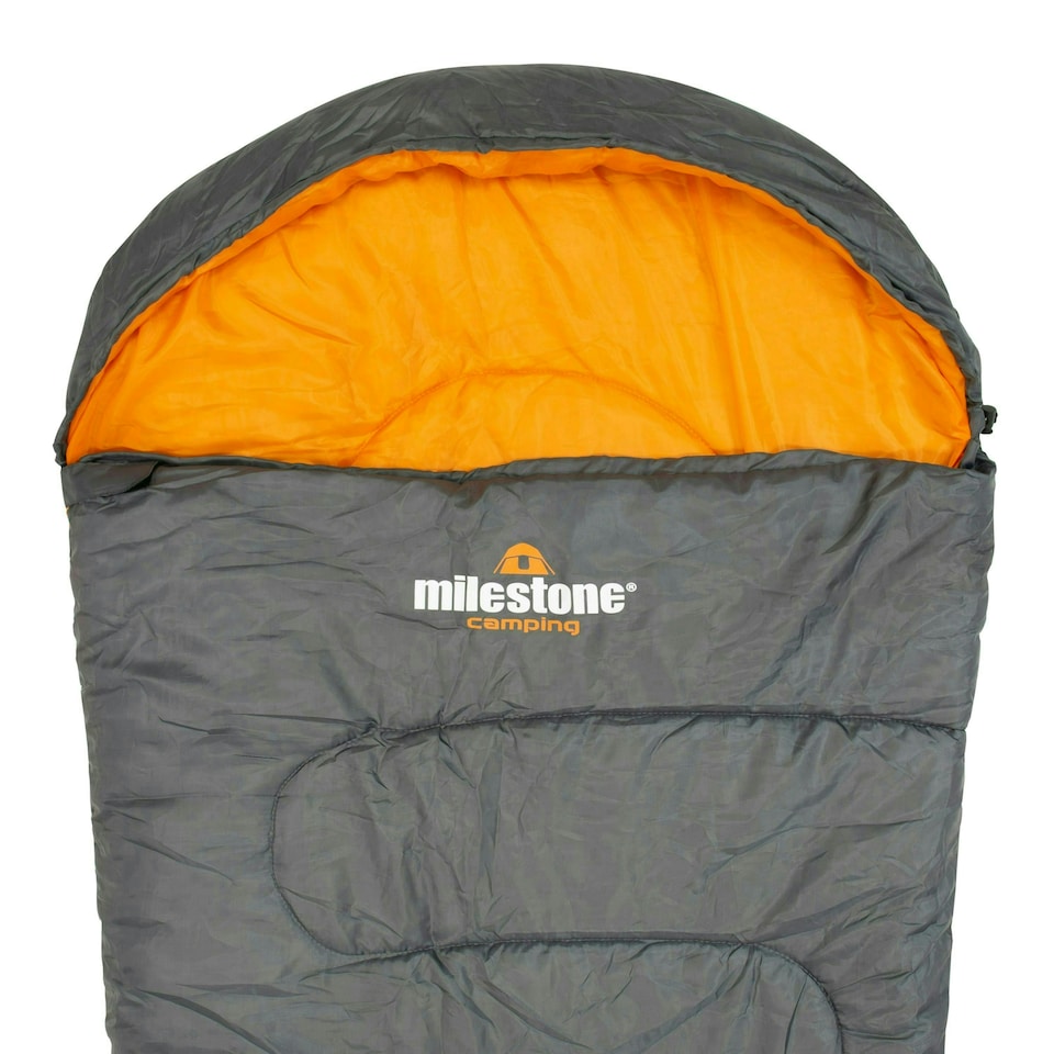 image 1 of Milestone Camping Mummy Single Sleeping Bag