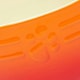 image 3 of Scruffs Ceramic Ombre Pet Saucer 13cm | Orange | 1