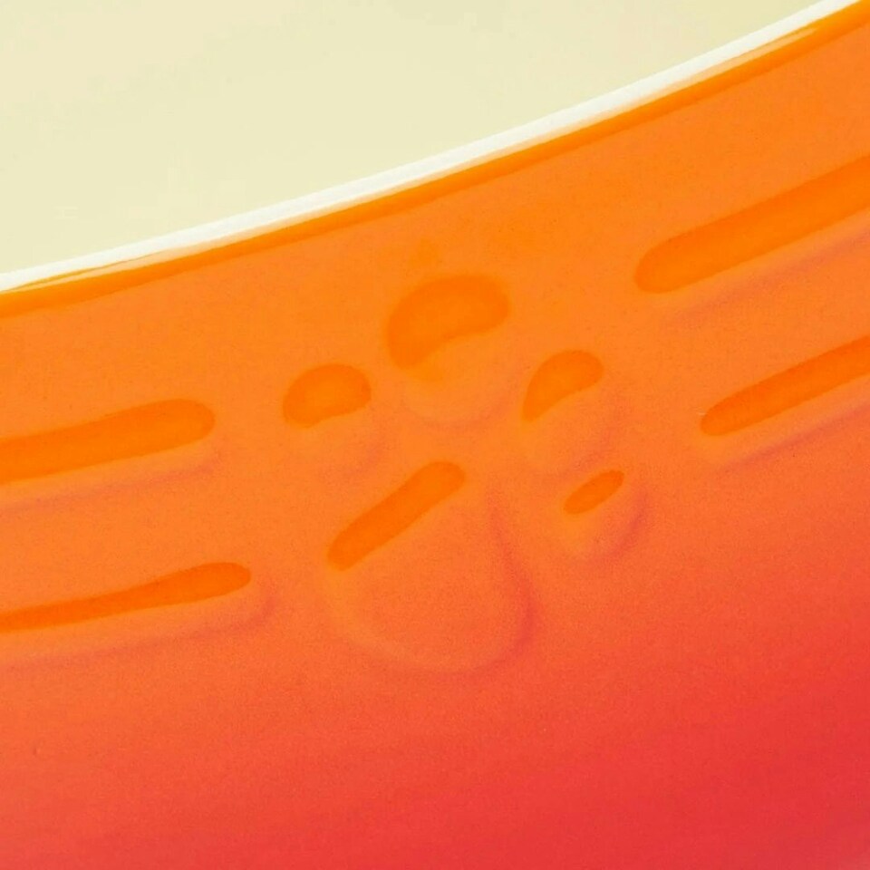 image 1 of Scruffs Ceramic Ombre Pet Saucer 13cm | Orange | 1
