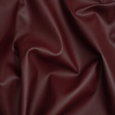Minerva Core Range Wine Textured Faux Leather Fabric for Bag Making, Dressmaking, Upholstery, 140cm / 55" Wide - per metre