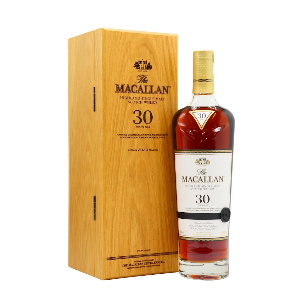 image 1 of The Macallan - 2020 Release Sherry Oak Highland Single Malt Scotch 30 year old Whisky