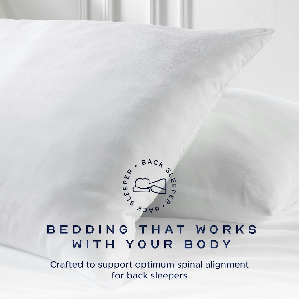 image 1 of Snuggledown Luxurious Hotel Pillow, Medium Support, 2 Pack | White | 2 Pack | 2