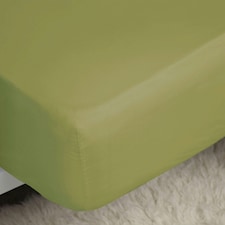 Belledorm Easycare Percale Fitted Sheet - Olive - Kingsize