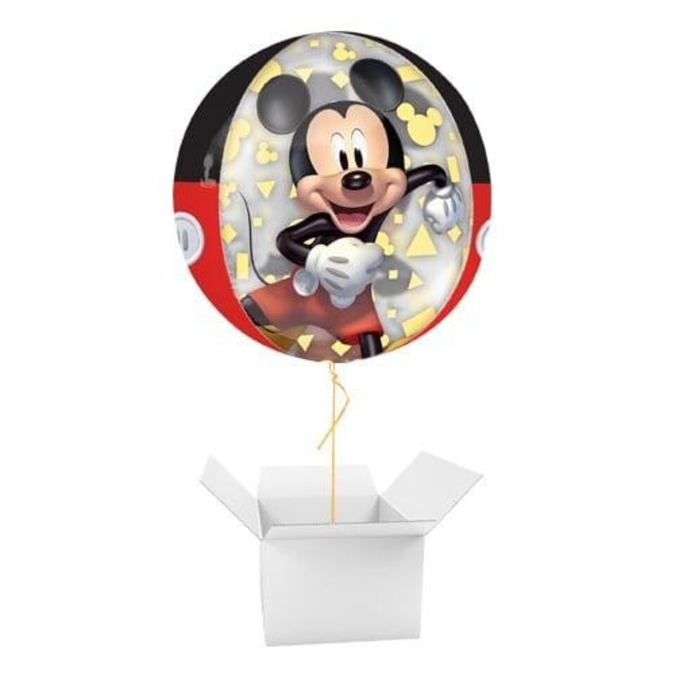 image 1 of Mickey Mouse Forever Orbz Foil Helium Balloon - Inflated Balloon in a Box | Multi