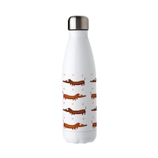 Cartoon Dachshunds Reusable Metal Water Bottle