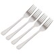 image 1 of Ashley Stainless Steel Dinner Forks - Pack of 4 Silver