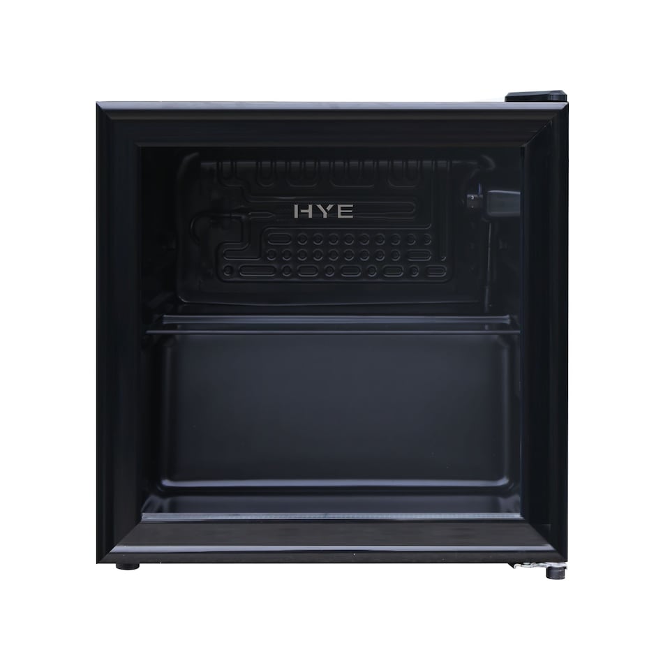 image 1 of HYE 46 Litre Mini Fridge Table Top Quiet Drinks Fridge - Black RF01DF46B23