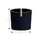 image 9 of Showerdrape Sonata Black & Bamboo 4 Piece Bathroom Accessory Set | Black | Black | 1