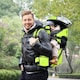 image 7 of HOMCOM Baby Hiking Backpack Carrier w/ Detachable Rain Cover for Toddlers Green Green | One Size