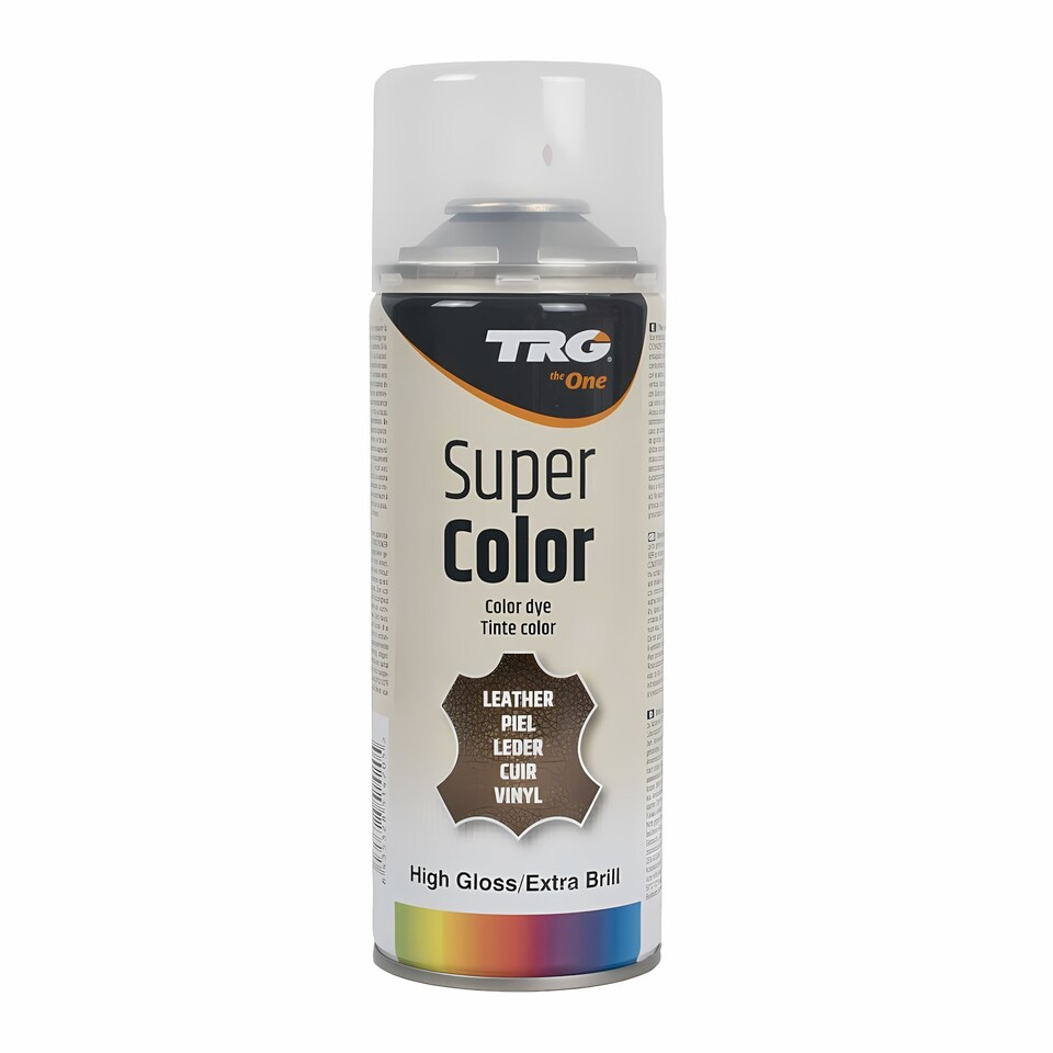 image 1 of TRG Super Colour Aerosol Paint - Leather and Vinyl Recolouring 400ml | Clear | Clear