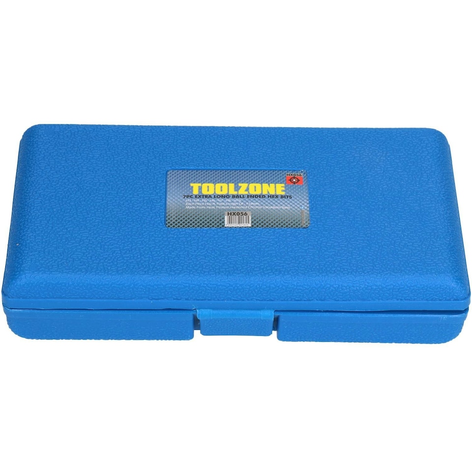 image 1 of Metric Ball Ended Long Allen Hex Key Sockets 3mm - 10mm 3/8" Drive 7pc