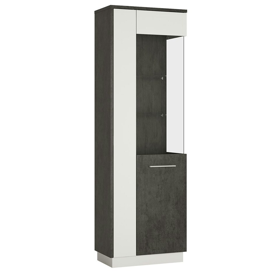 image 1 of Zingaro Tall Glazed Display Cabinet (RH)