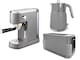 image 1 of Morphy Richards Signature Grey Kettle Toaster & Espresso Coffee Machine Set