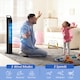 image 3 of HOMCOM Tower Fan, Electric Cooling Fan with Remote, 75 Oscillating, 3 Speed 3 Modes, 7.5H Timer, Quiet Standing Bladeless for Bedroom Office, Black