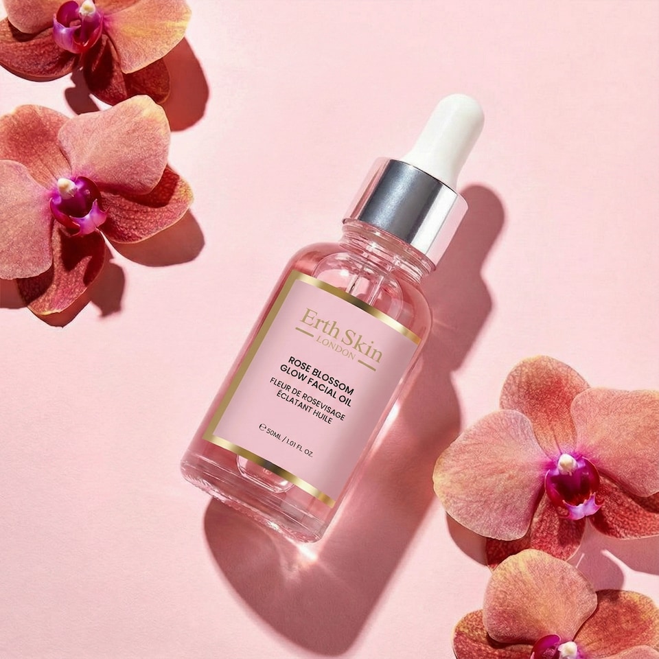 image 1 of Erth Skin London Rose Blossom Glow Facial Oil 30ml