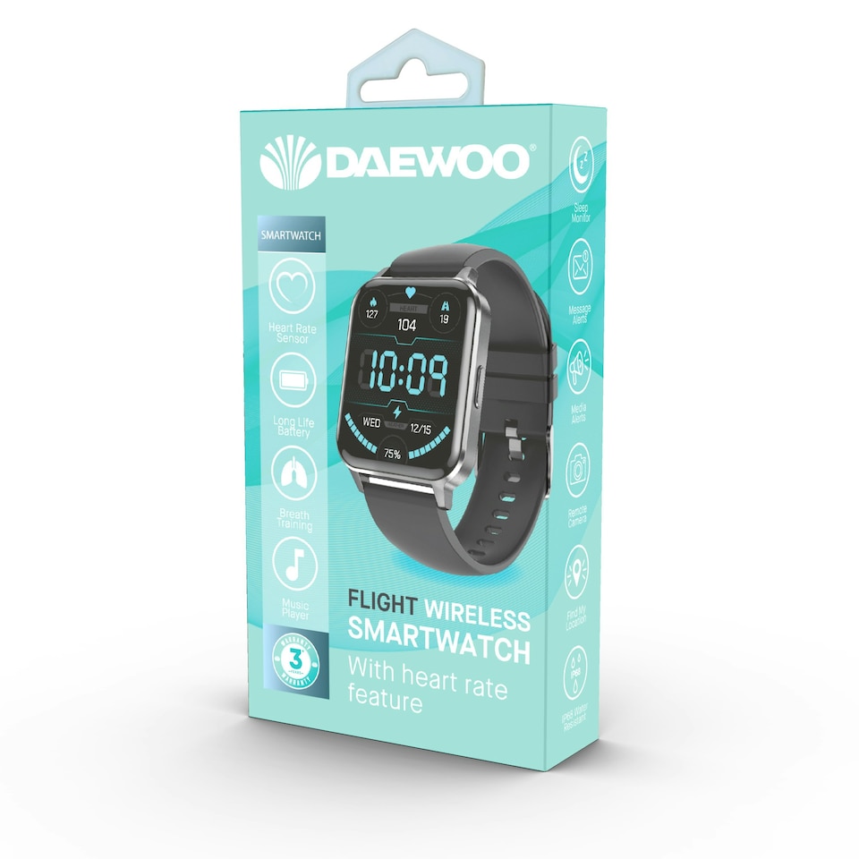 image 1 of Daewoo Flight Smart Watch & Fitness Activity Tracker with Heart Monitor