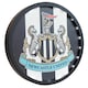 image 2 of Newcastle United FC Metal Crest Sign - White/Black/Grey - One Size